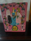 Vintage Mattel The World Of Barbie Pink Carry Storage Case 1969