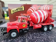 FIRST GEAR 1/34 Scale MACK R-MODEL MIXER”MANITOU CONSTRUCTION CO.”RARE