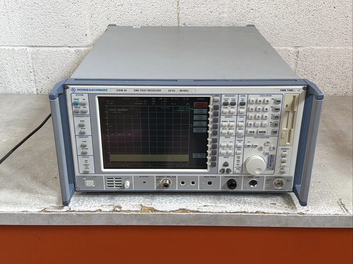 Remise en route d'un récepteur ESU Rohde & Schwarz Remise en route d'un récepteur ESU Rohde & Schwarz