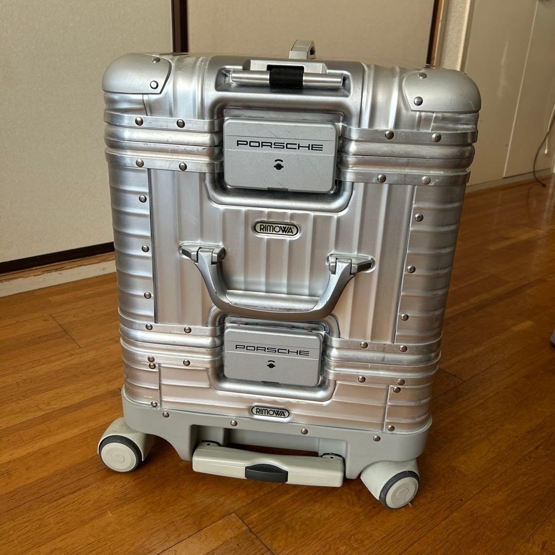 Rimowa PORSCHE Silver 4-wheels Carry Case Suitcase USED | eBay