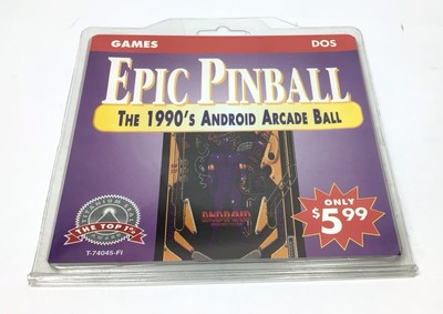 Vintage Epic Pinball PC Floppy Disk Game NOS RARE