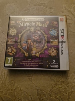 Professor Layton and the Miracle Mask Nintendo 3DS New Still Sealed