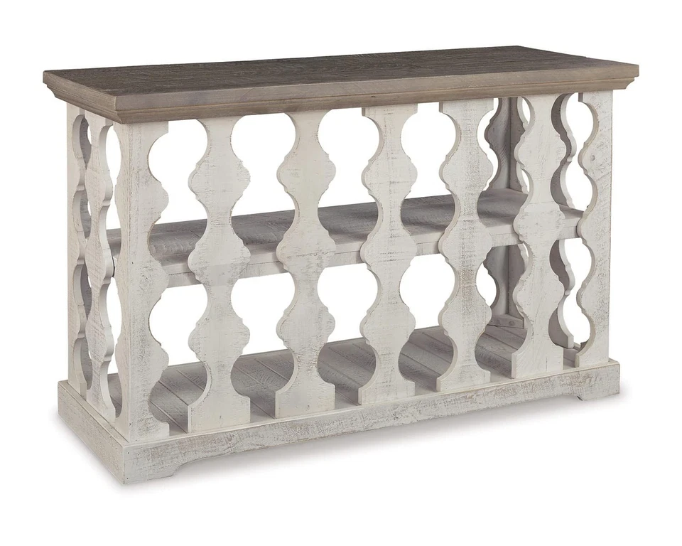 Mesa Sofá Consola Havalance Granja, Estante Fijo, Madera de Pino, 45.5" An x 17... Foto 3 de 4