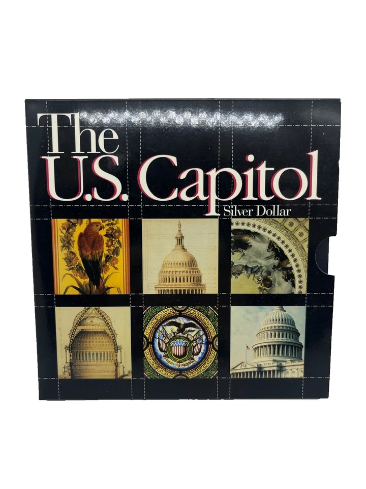 The US Capitol Silver Dollar "S" Mint Mercanti & Cousins Designed - Image 2 of 4
