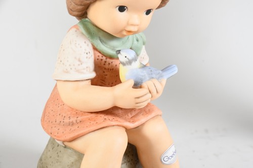 Q17Y18- Goebel Porzellan 2x Figur Nina Marco mit Eis Schiff und Vogel - Bild 6 von 12