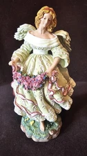 Pipka Earth Angels Angel of Roses Figurine LE 2136/5400 w/ Box & Card