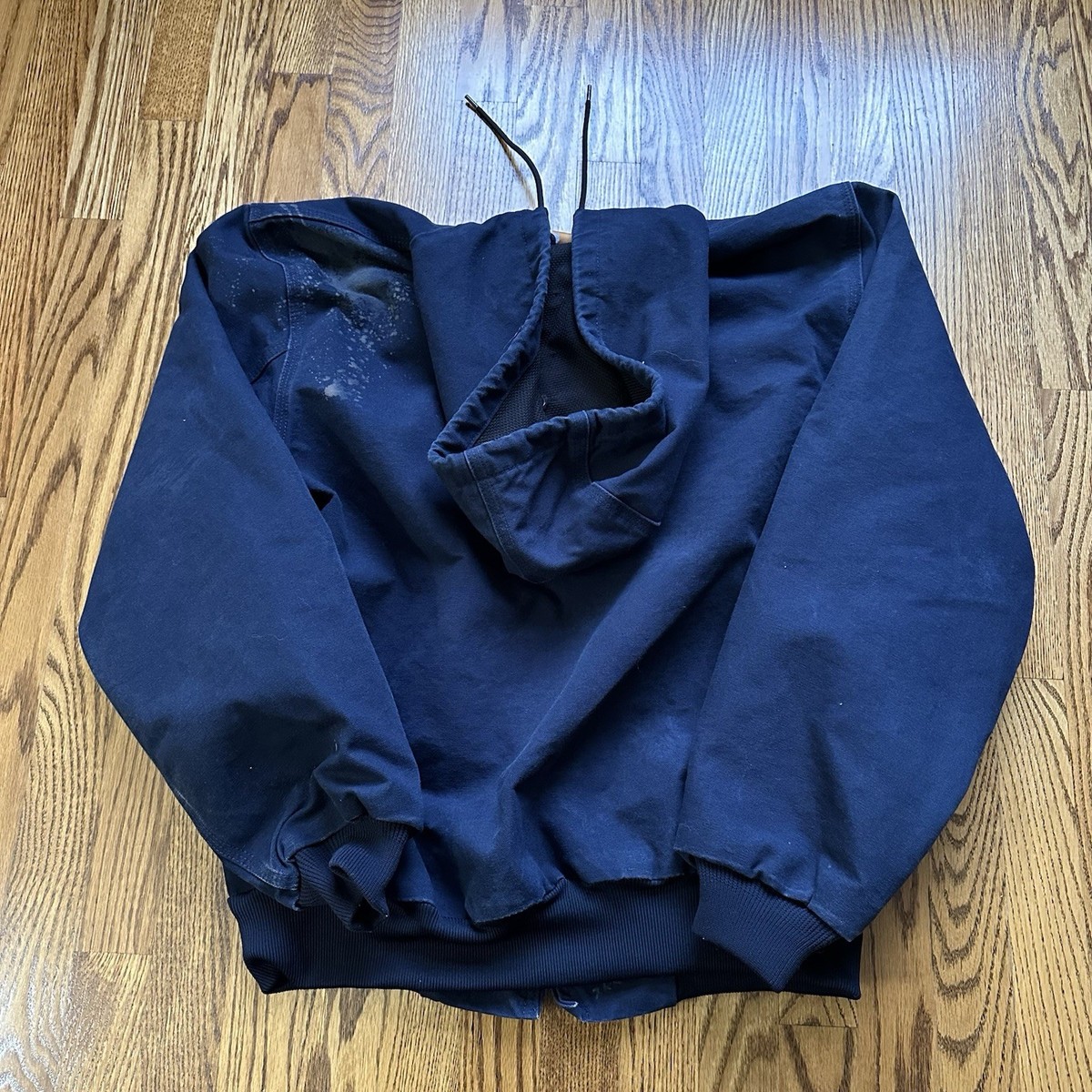 Carhartt J131 DNY Jacket Made In USA Medium Men's Union Made Navy