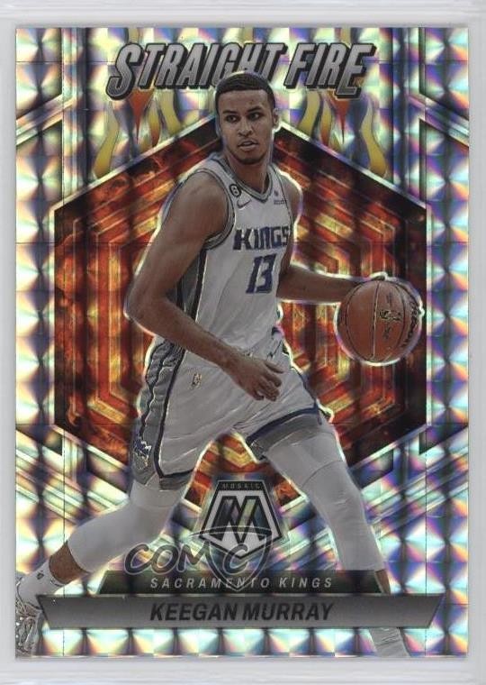 2022-23 Panini Mosaic Straight Fire Keegan Murray #6 1c47