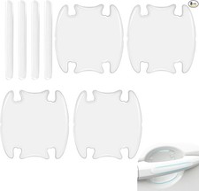 8 PCS Car Door Handle Protector, Anti-Scratch Protection Pad, Universal Transpar