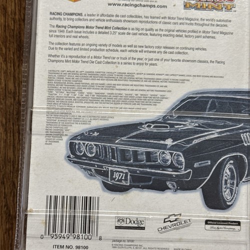 Racing Champions Mint Motor Trend 50th '70 Chevy Chevelle NEW + FAST SHIPPING - Picture 12 of 15