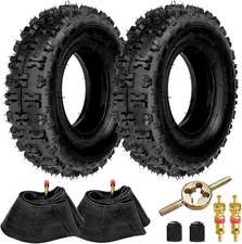 FVRITO 4.10-6 4.10/3.50-6 Tire and Inner Tube 2xTires & 2x Tubes 