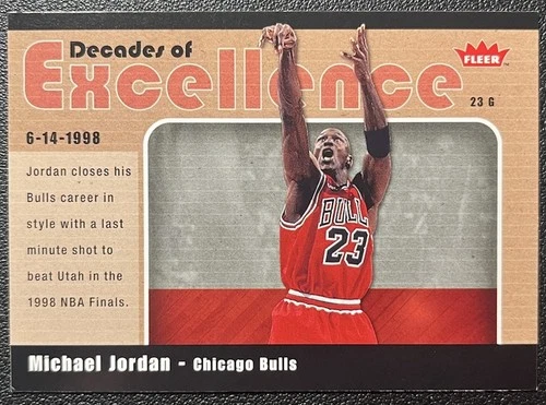 2007-08 Fleer - Decades of Excellence Michael Jordan #10