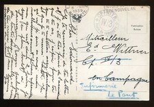 Switzerland Military Postally used Real Photo Card CP MITR IV/3 FORWARDED