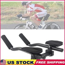 Aluminum Aero Bars Bike Rest Handlebar Ergonomic Design Easy Install Cycling New