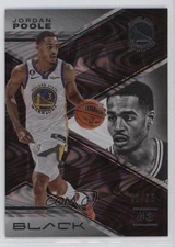 2022-23 Panini Black Silver 42/75 Jordan Poole #19 1c3k
