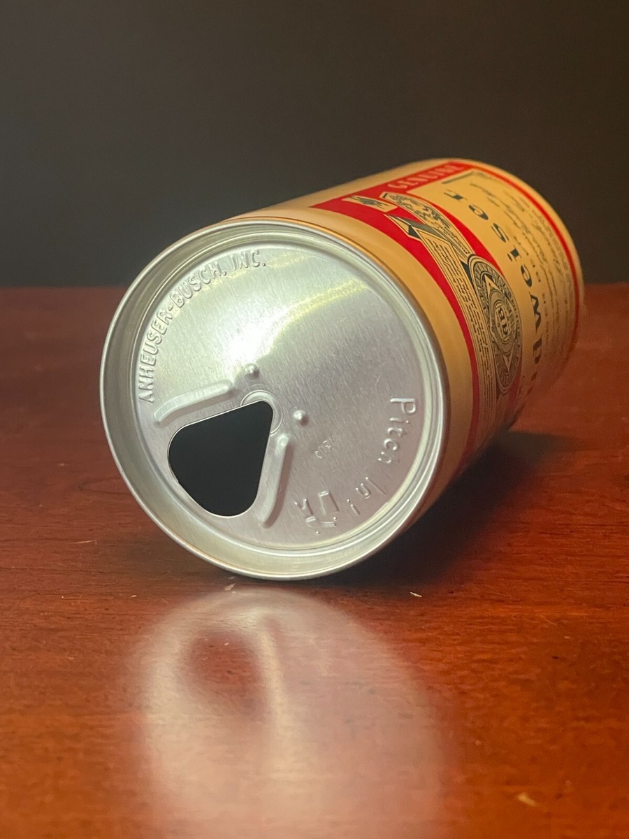 Budweiser Lager Beer | Vintage 10 oz Pull Tab Can | Houston