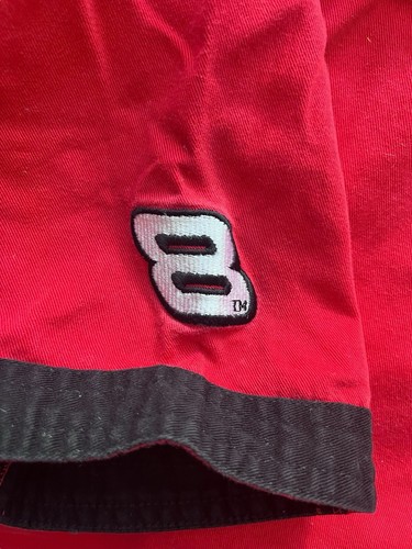 Vintage Dale Earnhardt Jr Budweiser Button-Down Embroidered Shirt (Size L) - Picture 3 of 7
