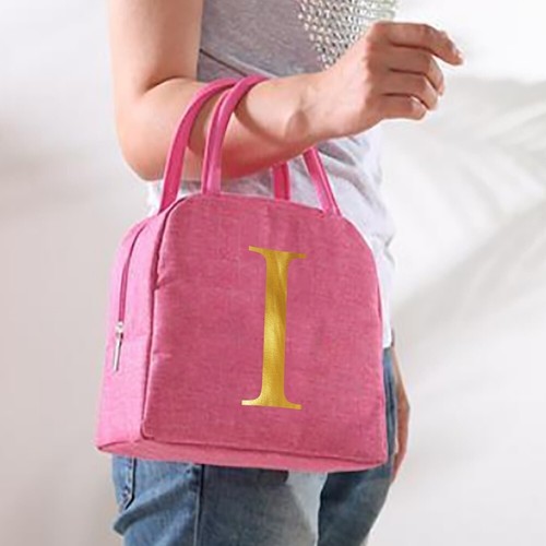 Pink Insulated Lunch Bag Cool Bag Kid Lady Adult Women Food Storage Lunch Box UK - Picture 17 of 35