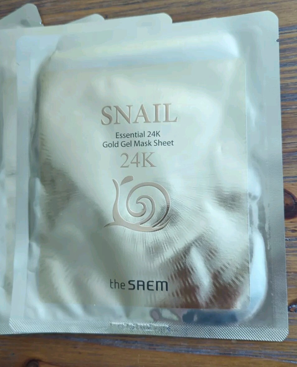 The SAEM Essential 24k Gold Gel Snail Mask- 5 Sheets | eBay