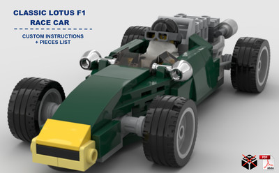 lego f1 bricks custom