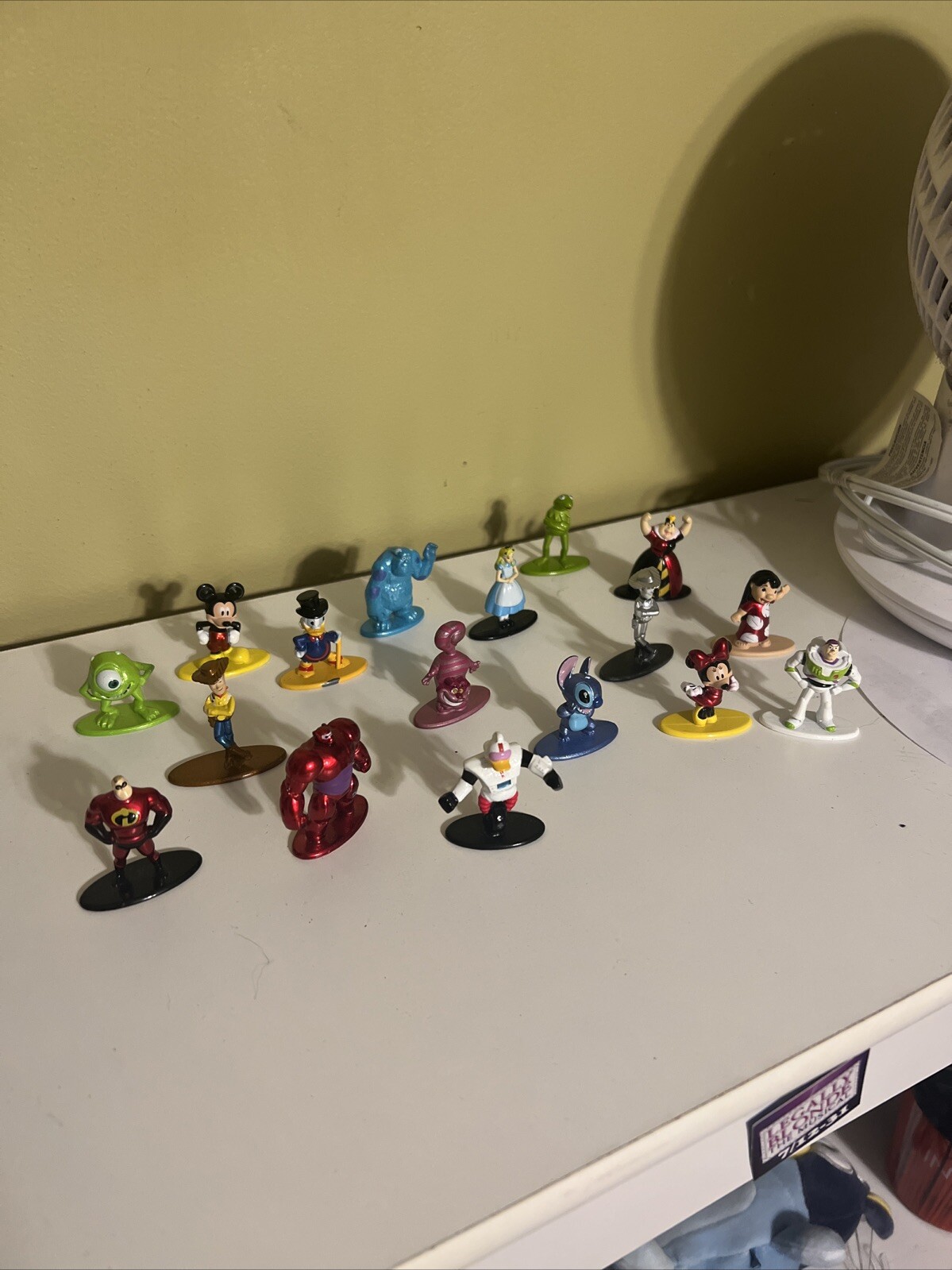 Disney Metal Nanofigs Lot Die Cast Mini Figures