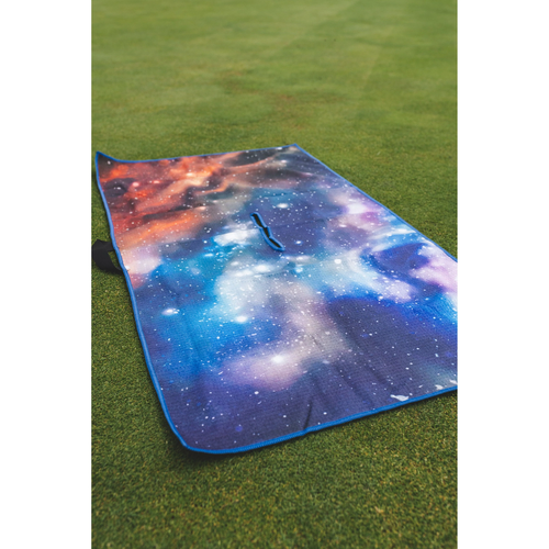Galaxy Golf Towel Premium Golf Accessories Ideal Gift for Men and Women Golfers - Picture 2 of 5