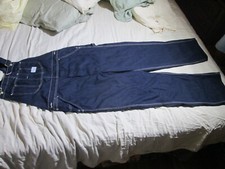 Vintage 70's Sears Tradewear Union Made USA Bibs Overalls Size 38 X 32