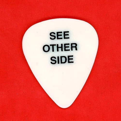 Rare Tom Petty Tour Guitar Pick  See Other Side
