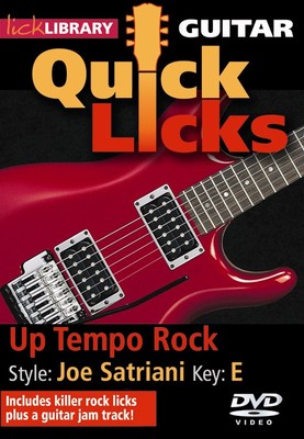 Quick Licks JOE SATRIANI Style Up Tempo Rock Guitar Lessons Video DVD Danny Gill