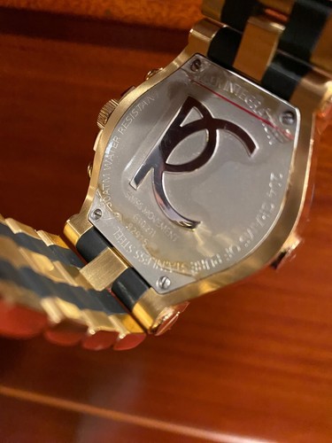 Renato Wilde Beast Men's Chronograph Watch (Gold Tone) w/ Swiss Quartz Movement - Picture 4 of 8