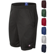 Champion Long Mesh Mens Gym Shorts with Pockets S162