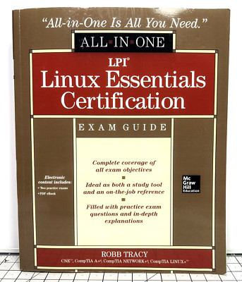 LPI Linux Essentials Certification All-In-One Exam Guide Book (With CDROM)