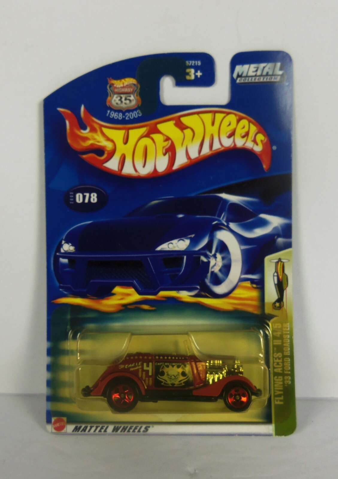 2003 Hot Wheels Flying Aces II 33 Ford Roadster 4 OF 5 # 078 