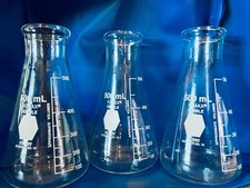 *LOT of 3* Kimble KIMAX 26650 Erlenmeyer Flask, Wide Mouth, 500 mL
