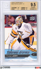 Tristan Jarry RC BGS 9.5 2016-17 Upper Deck YG Rookie Gisto of 101 Graded by BGS