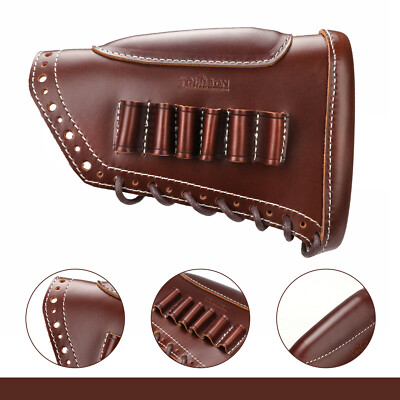 Left Hand Recoil Pad Rifle Cheek Riser Gun Ammo Holder Buttstock Cover-Xmas Gift