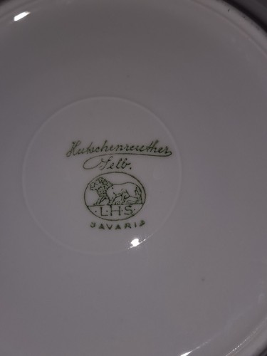 Hutschenreuther selb Bavaria Racine all white porcelain 6 3/4 " Dessert Plate - Picture 5 of 5