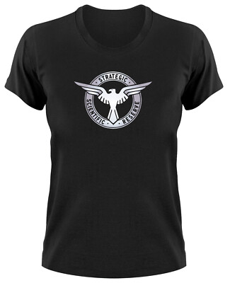 Strategic Scientific Reserve Damen Fan T-Shirt, SSR Shield S.H.I.E.L.D Logo