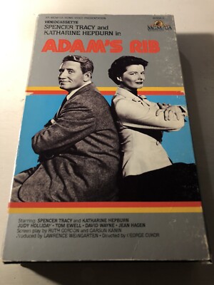 Adam’s Rib (1949) VHS MGM/UA Big Box Spencer Tracy Katharine Hepburn ...
