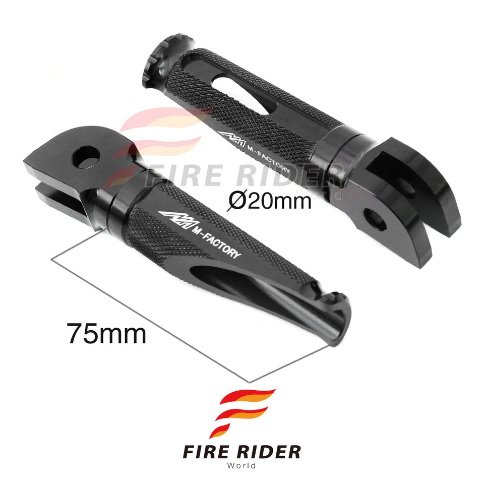 Estriberas delanteras Billet CNC para Honda CBR600 F2/F3 1993-1997 93 94 95 96 97 FRW Foto 4 de 4