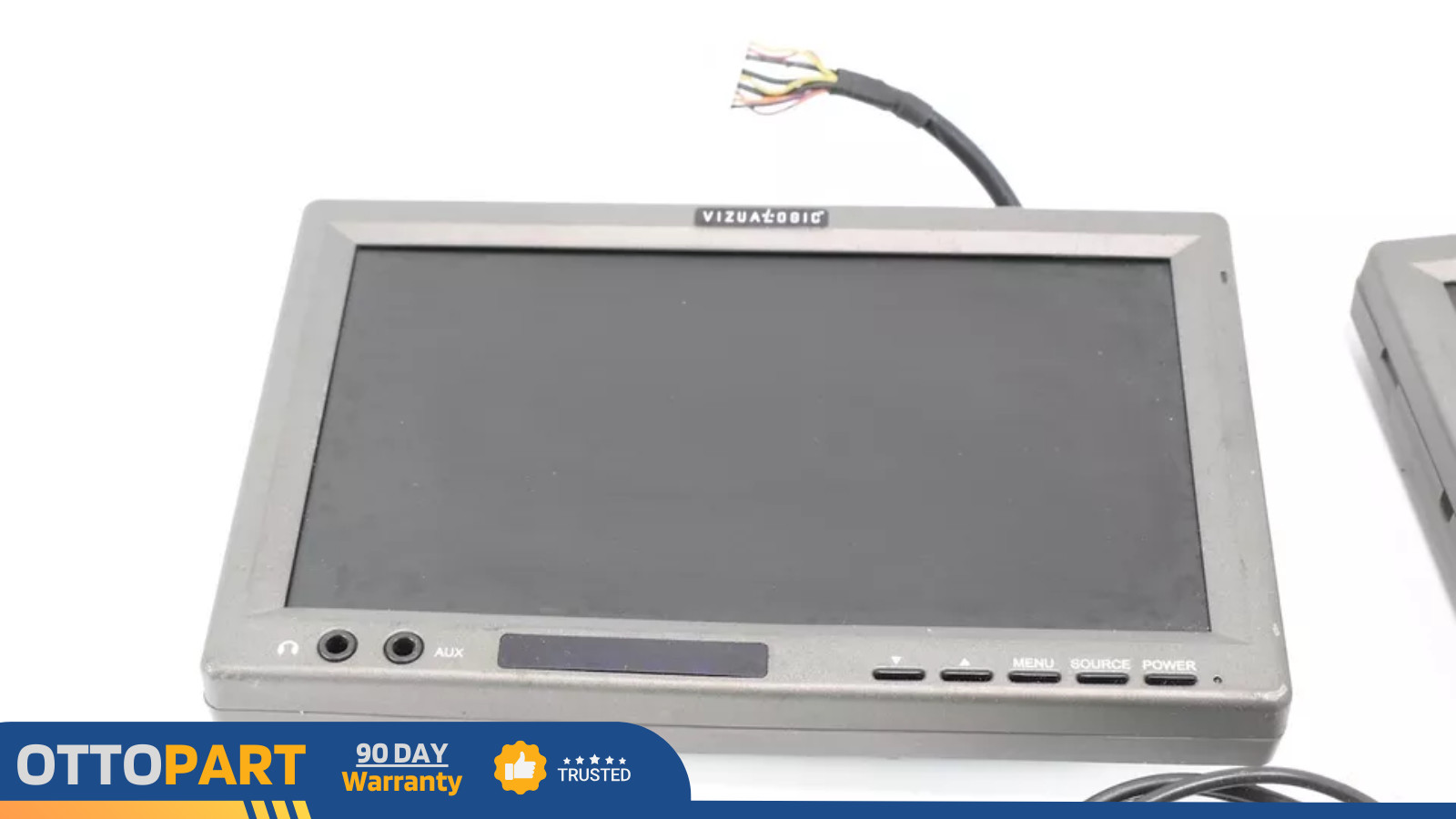 2004-08 Maserati Quattroporte M139 Seat Headrest Monitor Screen Display LCD Set