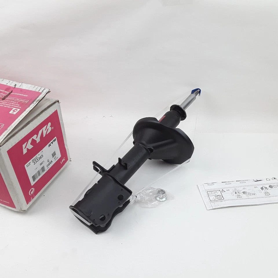 Черная задняя левая стойка подвески в сборе KYB 333365 подходит для Kia Spectra 2001-2004 - Изображение 2 из 4