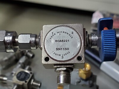 1 Trak Microwave 60A6221 Isolator  12.75-13 GHz  tested see analyzer traces