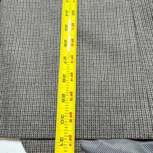 Savile Row Blazer Men 42R Gray LambsWool Suit Jacket Business Casual Wedding - Picture 12 of 14