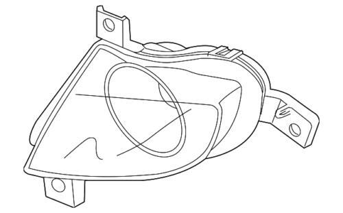 Faros antiniebla izquierdo para BMW (N/P 63-17-7-199-893)