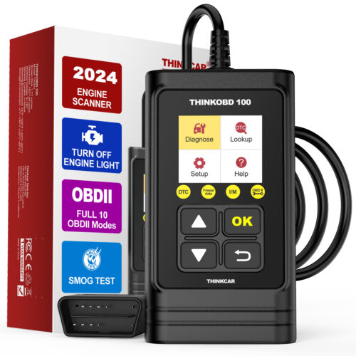 ThinkOBD 100 OBD2 Scanner Car Engine Fault Code Reader Diagnostic Scan Tool 2024