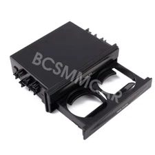 Double Din Dash Radio Installation Pocket Cup Holder Storage Box Car Accessory