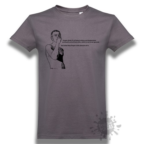 Trainspotting Danny Boyle T-shirt Movie Renton Pleasure FREE SHIPPING - Foto 4 di 12