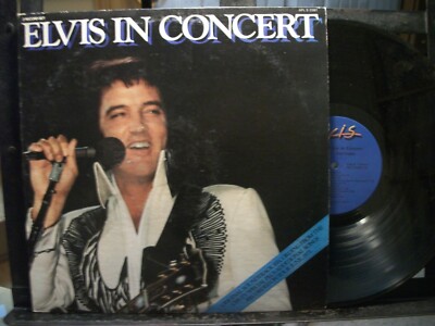 ELVIS PRESLEY Elvis In Concert double LP 1977 RCA APL2-2587