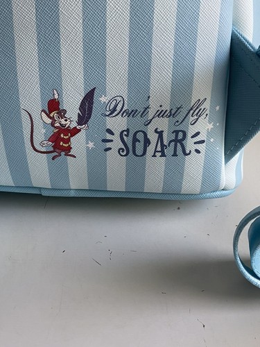 Mini Mochila Caravana Loungefly Disney Dumbo 80 Aniversario Don't Just Fly NUEVA - Imagen 6 de 11